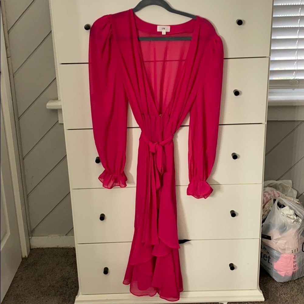 Fuchsia duster